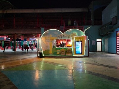 Snacks and ticktes store