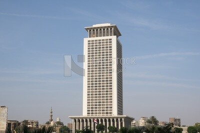 مبنى وزارة الخارجية ، منظر النهر ، جزيرة النيل في مصر