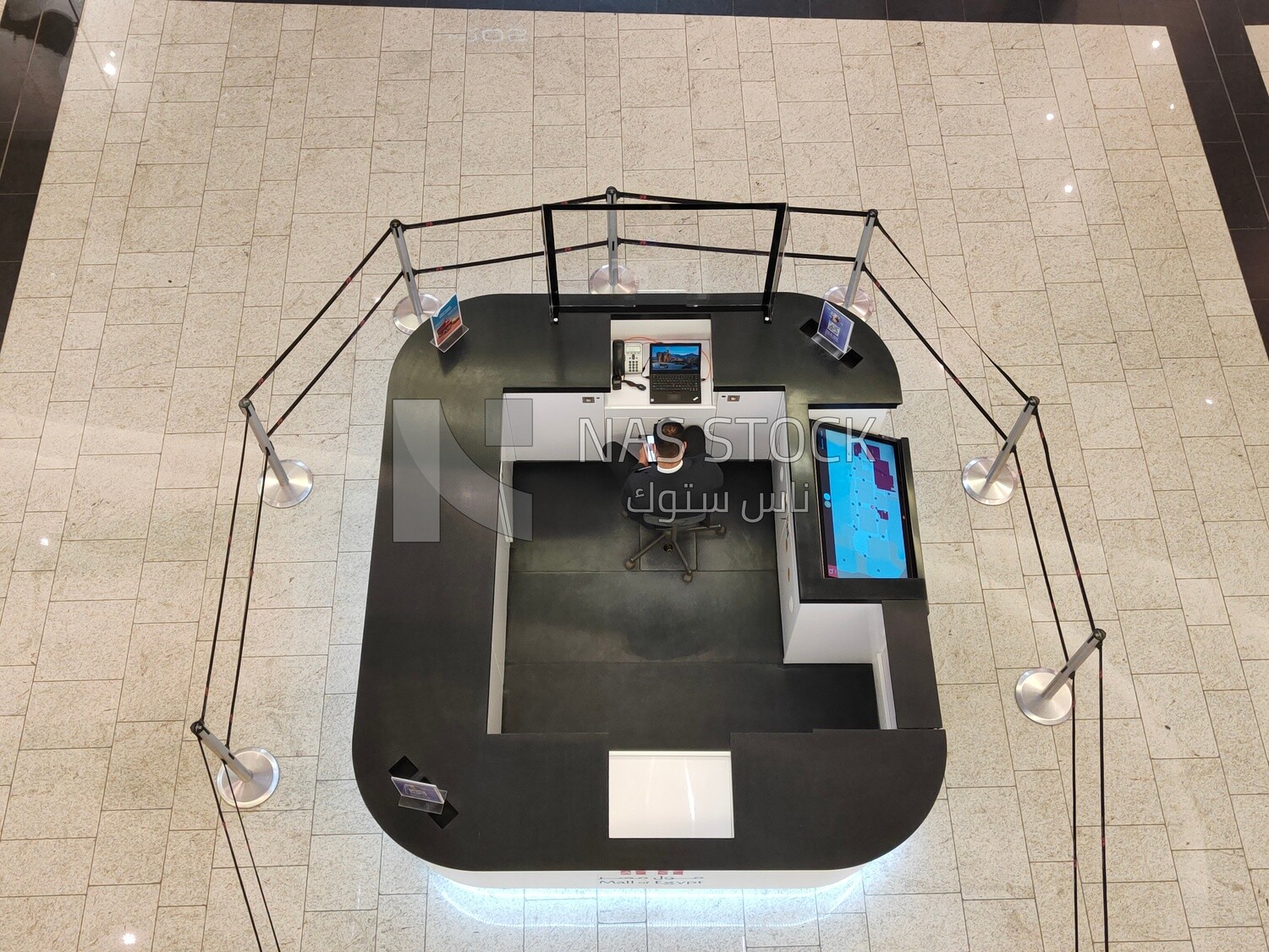 Security man in Mall of Egypt ,Egypt
