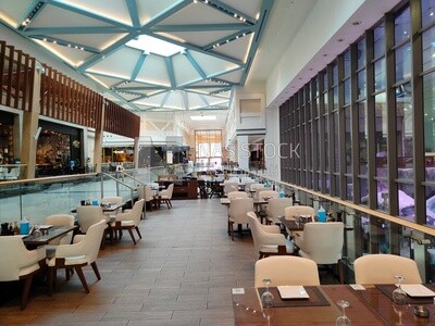 Cafe in Mall of Egypt, Egypt