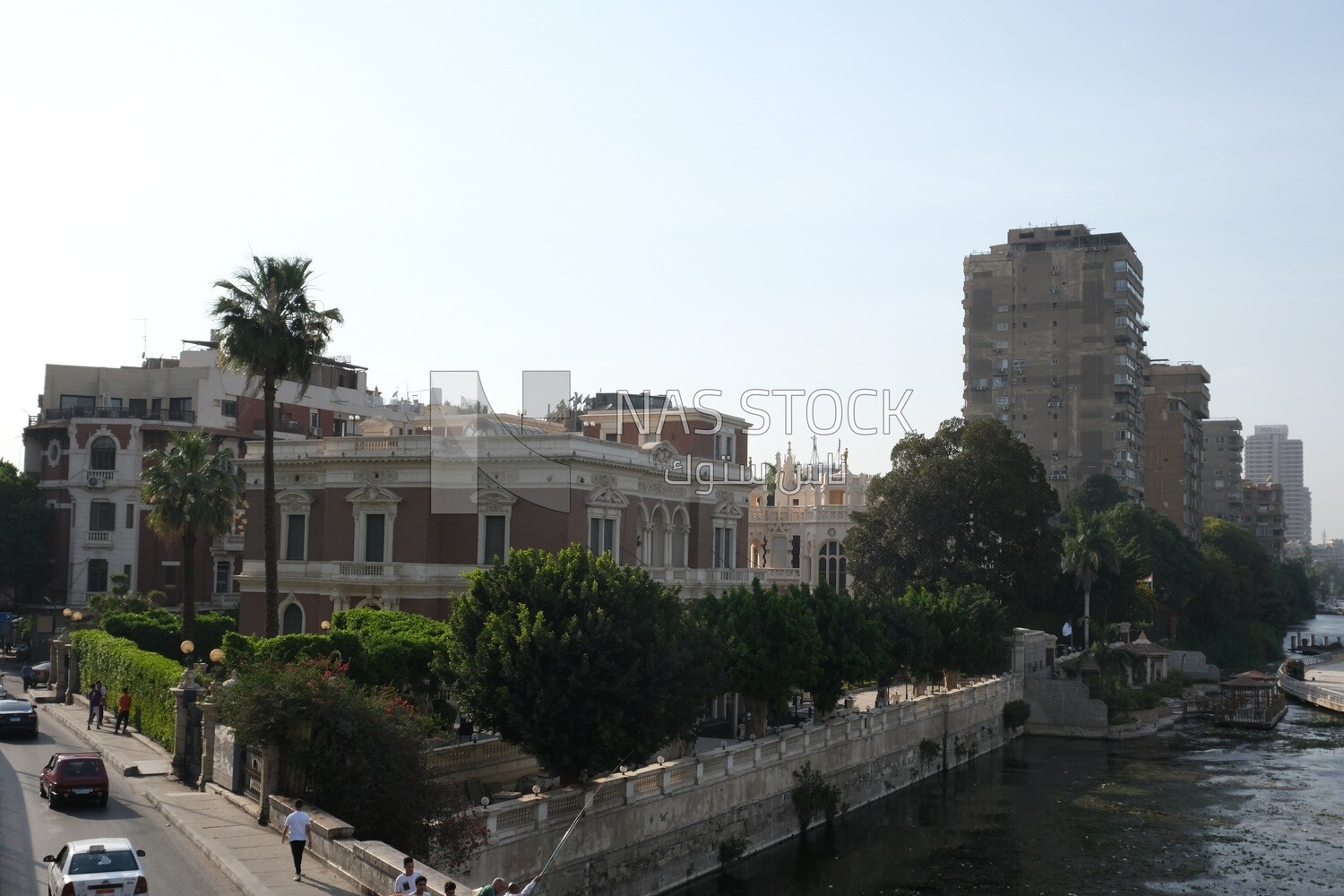 Aisha Fahmy Palace, a piece of art on the shores of the Nile, the Nile island in Egypt