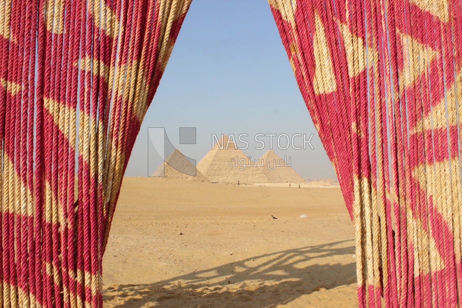 Three pyramids of Giza