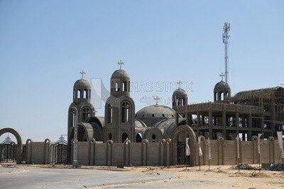 The building of the largest church in the Middle East, the new the Nativity of Christ Cathedral, the New Administrative Capital