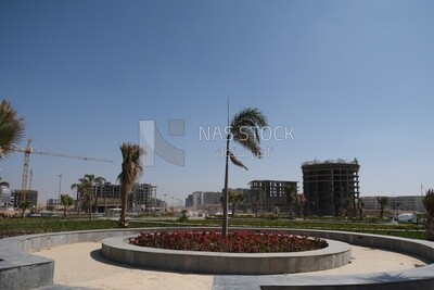 The view of the buildings under construction in the New Administrative Capital,  the New Administrative Capital