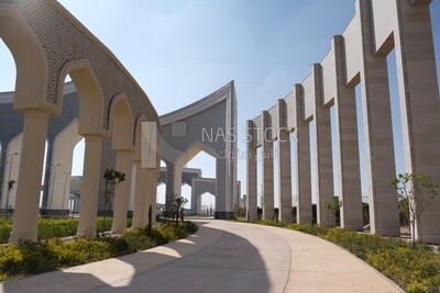 The entrance gate to the administrative capital, the Egyptian new capital