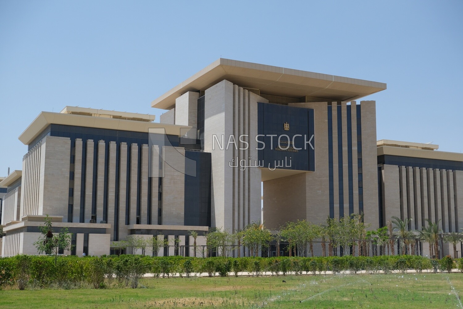 The building of the Ministry of Foreign Affairs, the new administrative capital