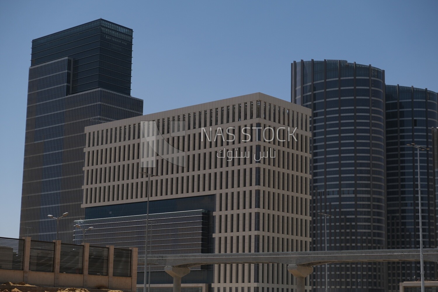 The view of the buildings in the New Administrative Capital,  the New Administrative Capital