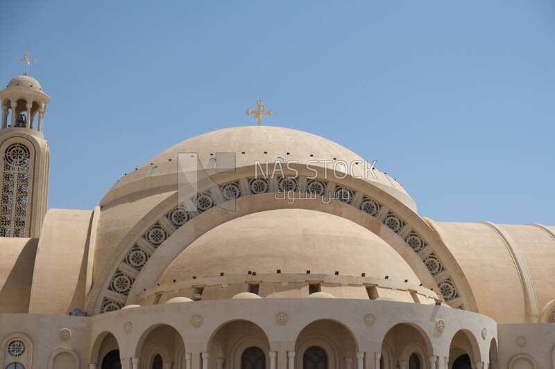 The building of the largest church in the Middle East, the new the Nativity of Christ Cathedral, the New Administrative Capital