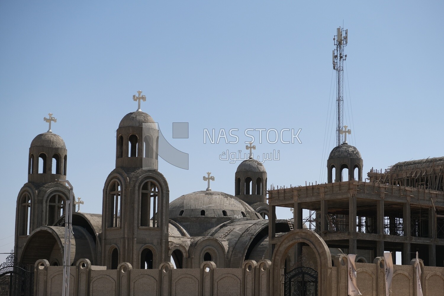 The building of the largest church in the Middle East, the new the Nativity of Christ Cathedral, the New Administrative Capital