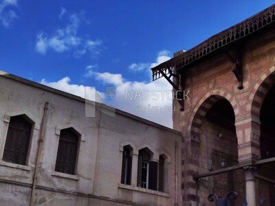 Old building next to Bayt al-Qadaa building, Egypt