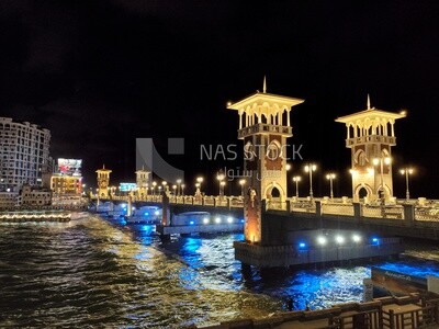San Giovanni Hotel Corniche in front of Stanley Bridge in Alexandria