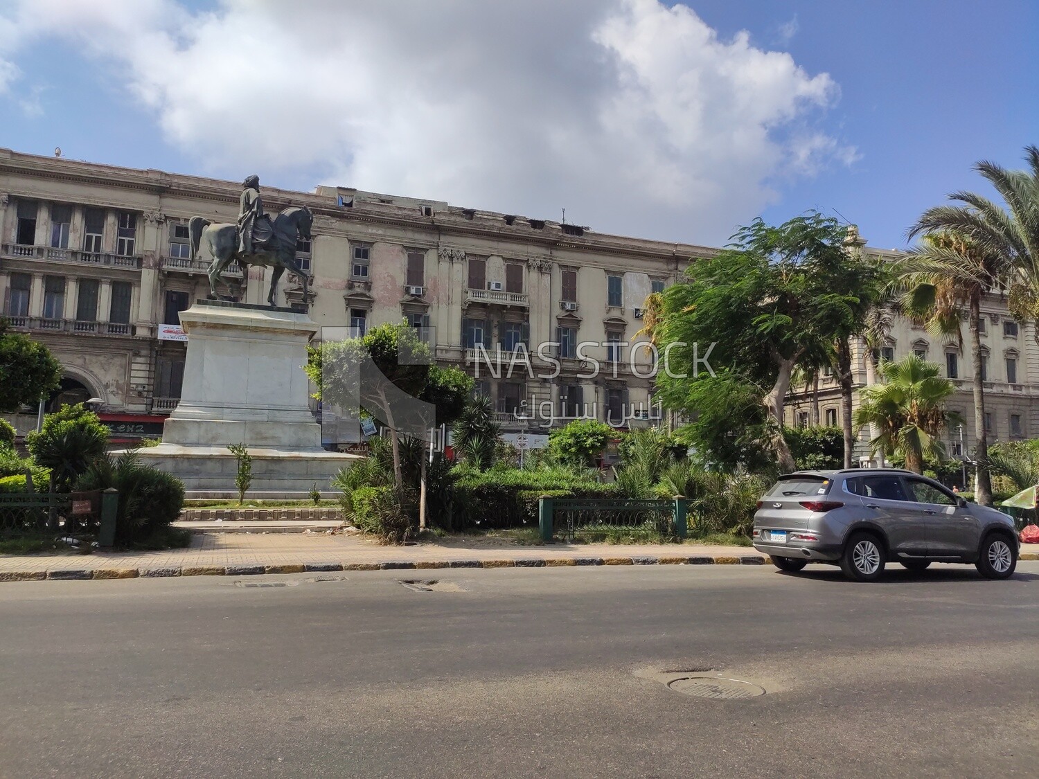 Statue of Muhammad Ali in Mansheya Square in Alexandria