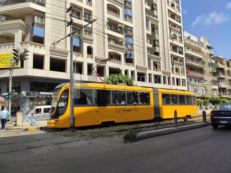 New Ukrainian tram runs through the streets of Alexandria