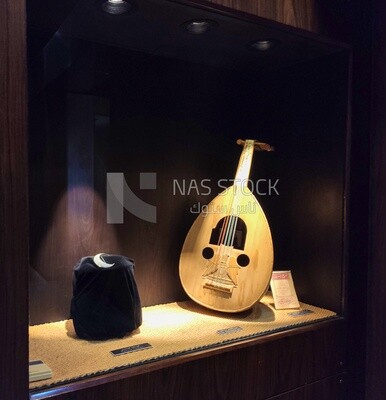 Oud and the Diamond Crescent are from the collections of the Egyptian singer Om Kulthum in the Om Kulthum Museum, Egypt