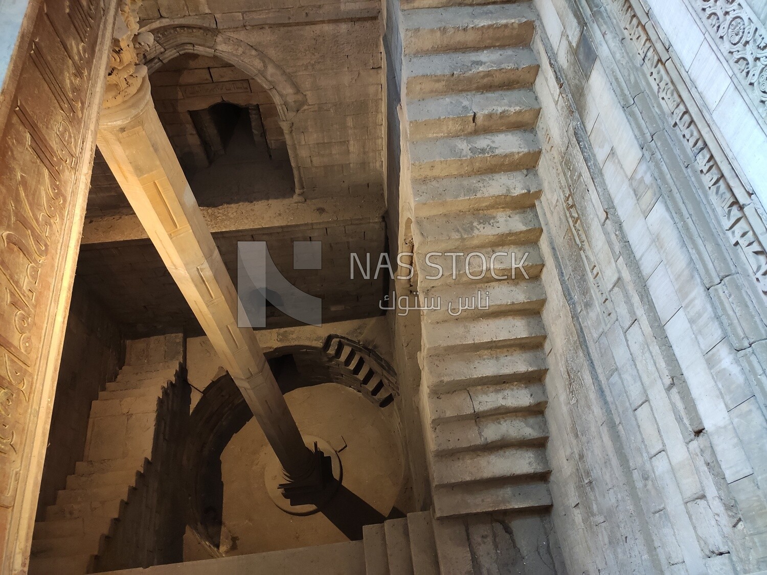 Nilometer inside the Palace of Manesterli ,Egypt