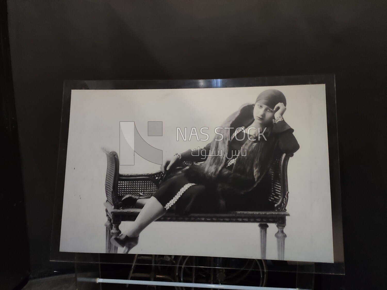 Picture of the Egyptian singer Om Kulthum hangs on a wall in the &quot;Om Kulthum Museum&quot;