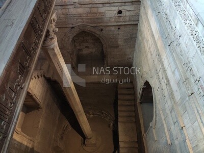 Nilometer inside the Palace of Manesterli