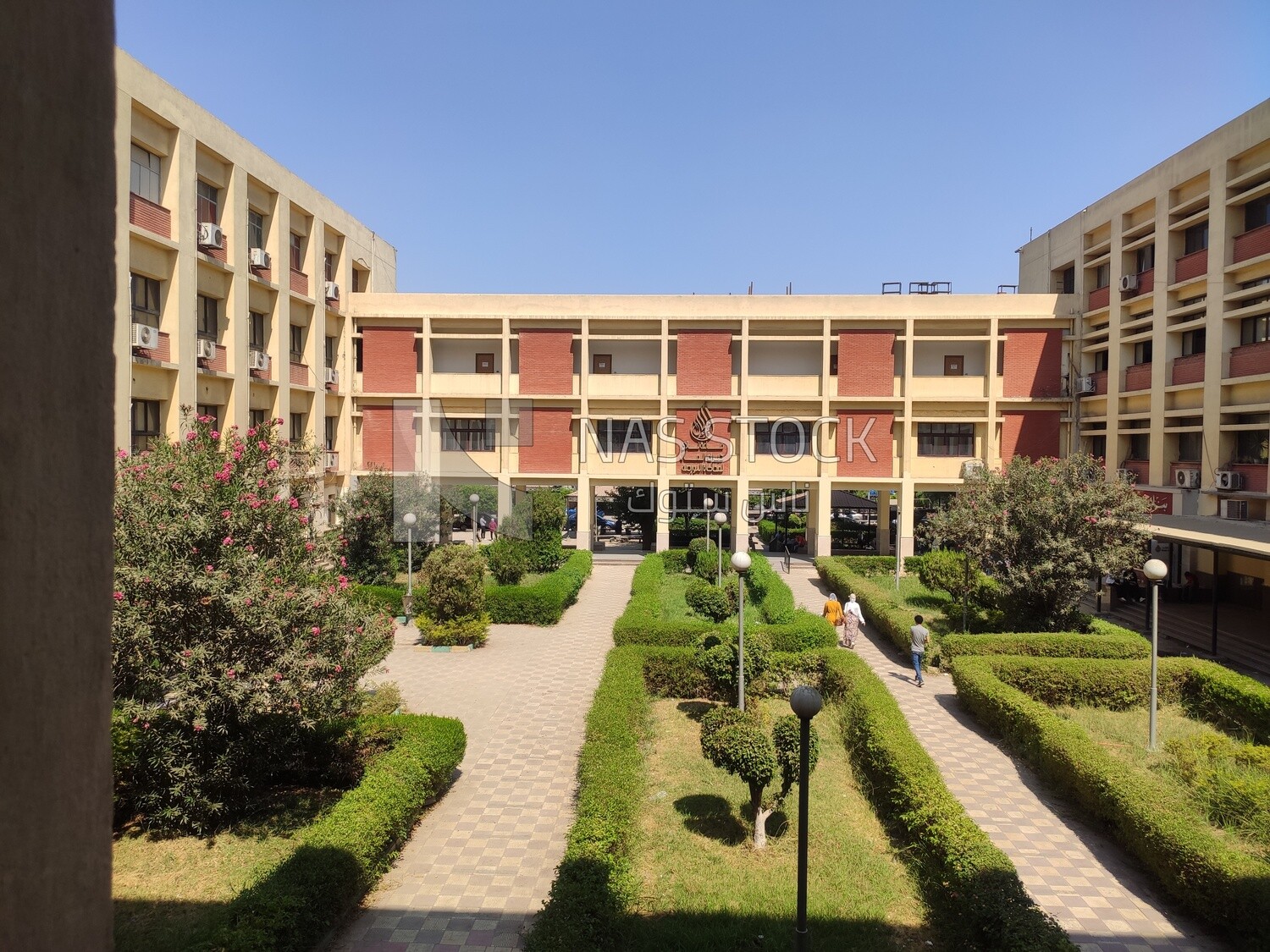 Building inside Ain Shams University , Egypt