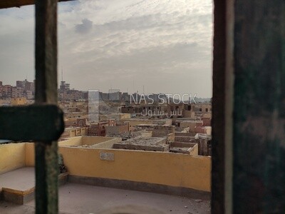 Picture from the top of the city of the dead in Egypt