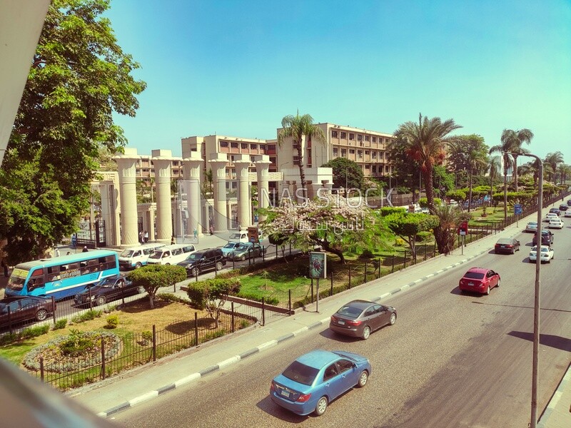 Main gate of Ain Shams University, Egypt