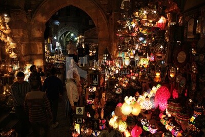Lights shop in Al Moez street, street,  decorations, Ramadan Kareem