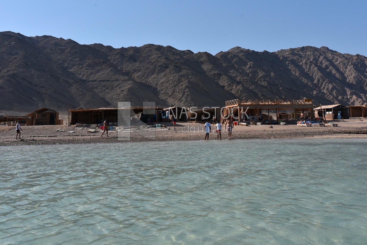 &quot;Blue Lagoon&quot; tourist camp in Egypt