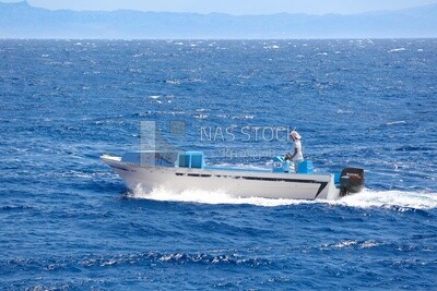 Guy sailing a boat