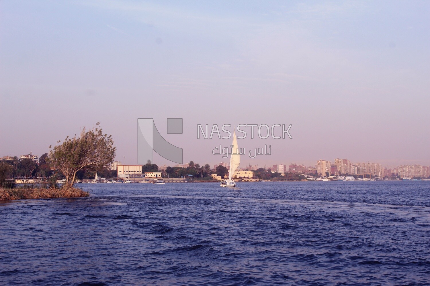 Boat sailing in the river, landscapes, nature background, boat
