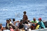 Boat carrying a group of people