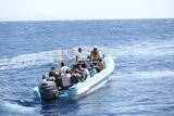 Boat carrying a group of people