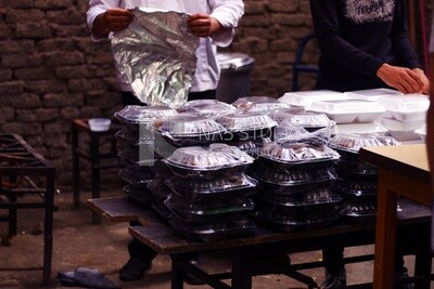 Preparing the iftar, Ramadan Kareem