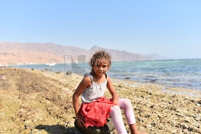 Little girl with a cute smile