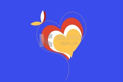 Colorful heart