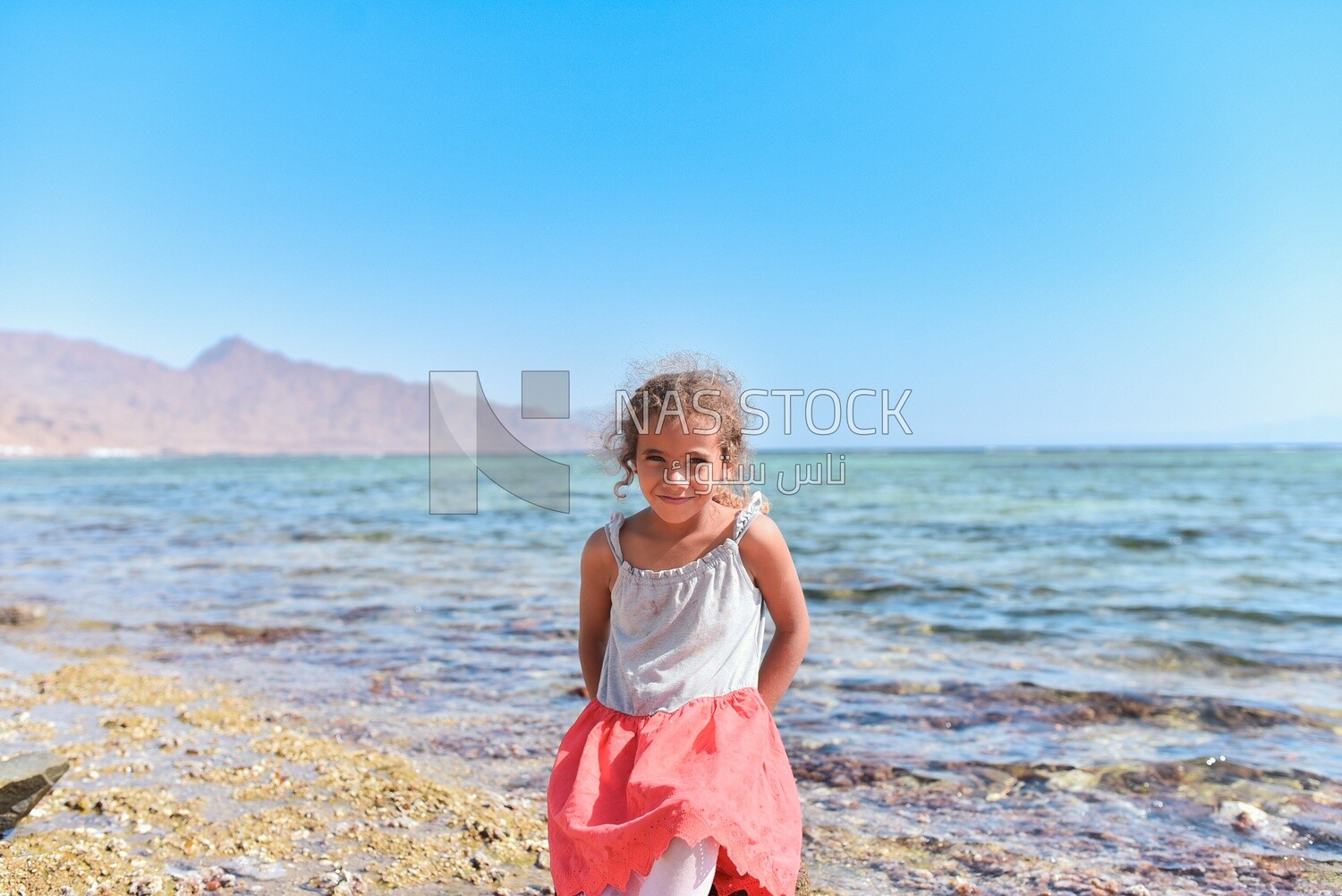 Little girl with a cute smile