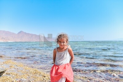 Little girl with a cute smile