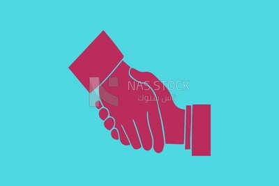 يدان تتصافحان