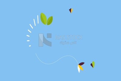 Leaves grow