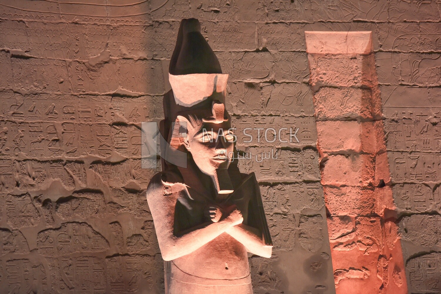 Pharaonic statues, Luxor, Egypt