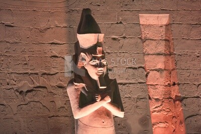 Pharaonic statues, Luxor, Egypt