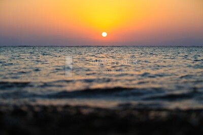 Time Lapse Sundown, Seashore Waves