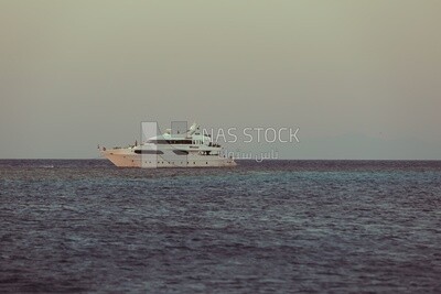 Yacht sailing in the water