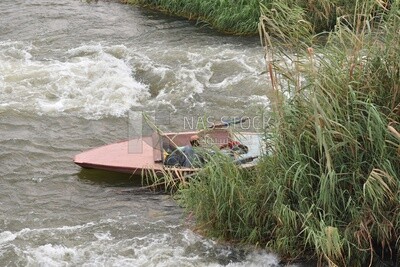 Fishing boat in the Nile, Egypt