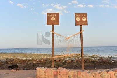 Signs covered in rust