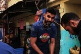 Photo of a man organizing the event of iftar Matareya, Ramadan Kareem, preparing their iftar