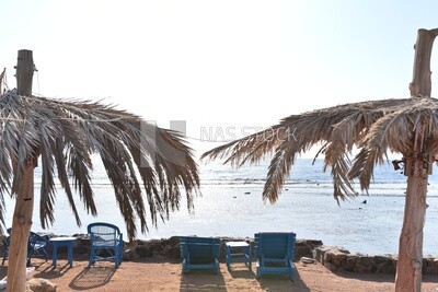 Tourist beach on the Red Sea