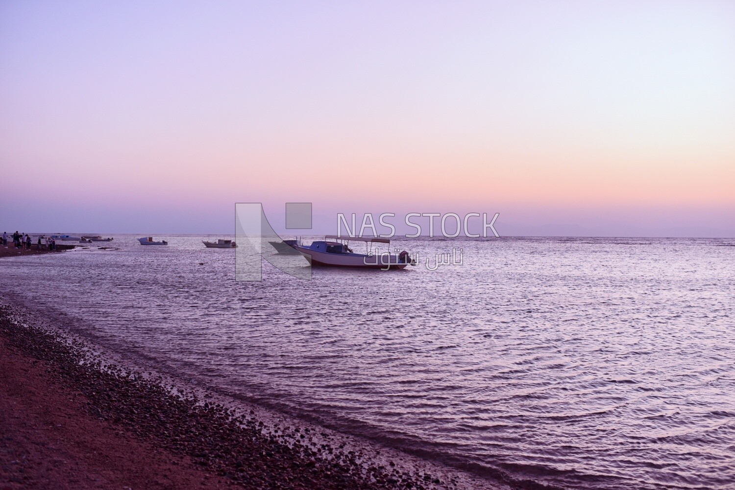 Boats docked in the sea