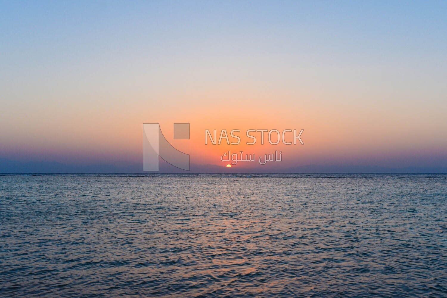 Sunrise over the sea and beautiful seascape