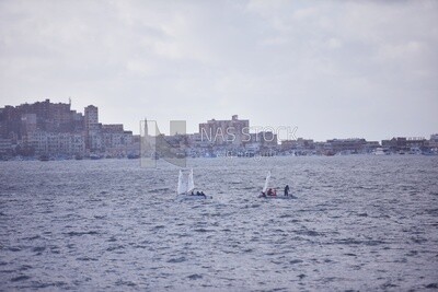 Coast of Alexandria overlooking the sea