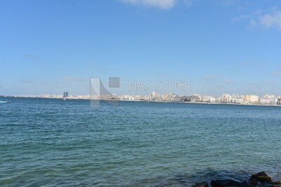 Coast of Alexandria overlooking the sea