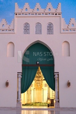 One of the arches of Al-Hakim Mosque in Cairo, Egypt